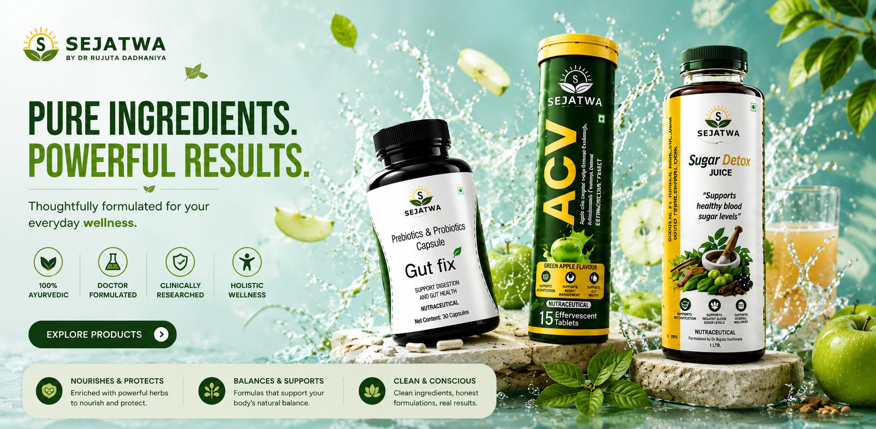 Pure Ingredients. Powerful Results.
