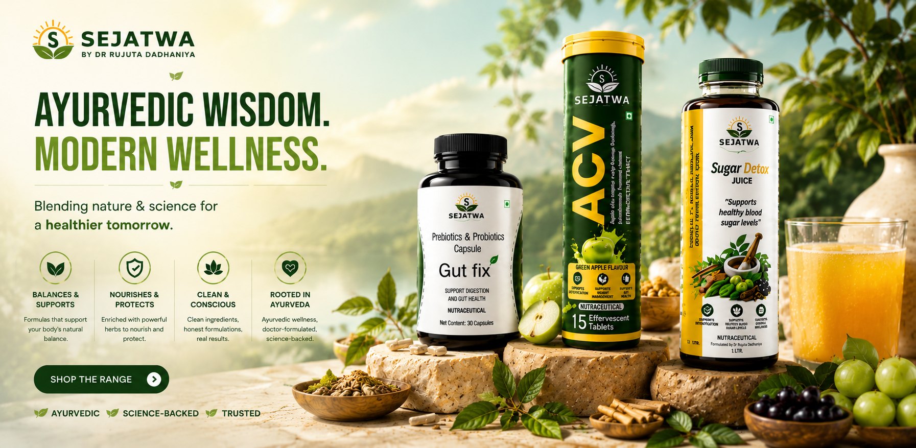Ayurvedic Wisdom. Modern Wellness.